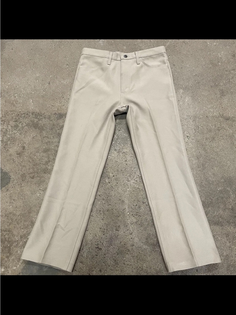 Wrangler Wranchers Mens 34x34 FIT 34x30 Beige Dress Western Pants 82KH